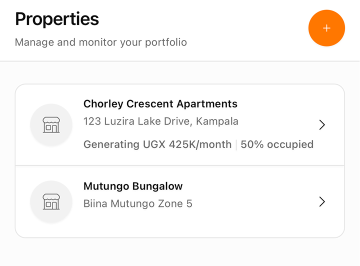 Manage your properties
